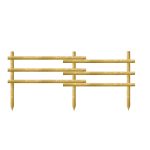 Onlywood Staccionata per Cavalli Valdostana a mezzi pali in Pino H. 250 CM-0