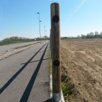 Onlywood Staccionata a 2 traverse in Pino certificato due fori (misure L150cm x H 150cm) - Modulo continuativo con 1 piantone-49147