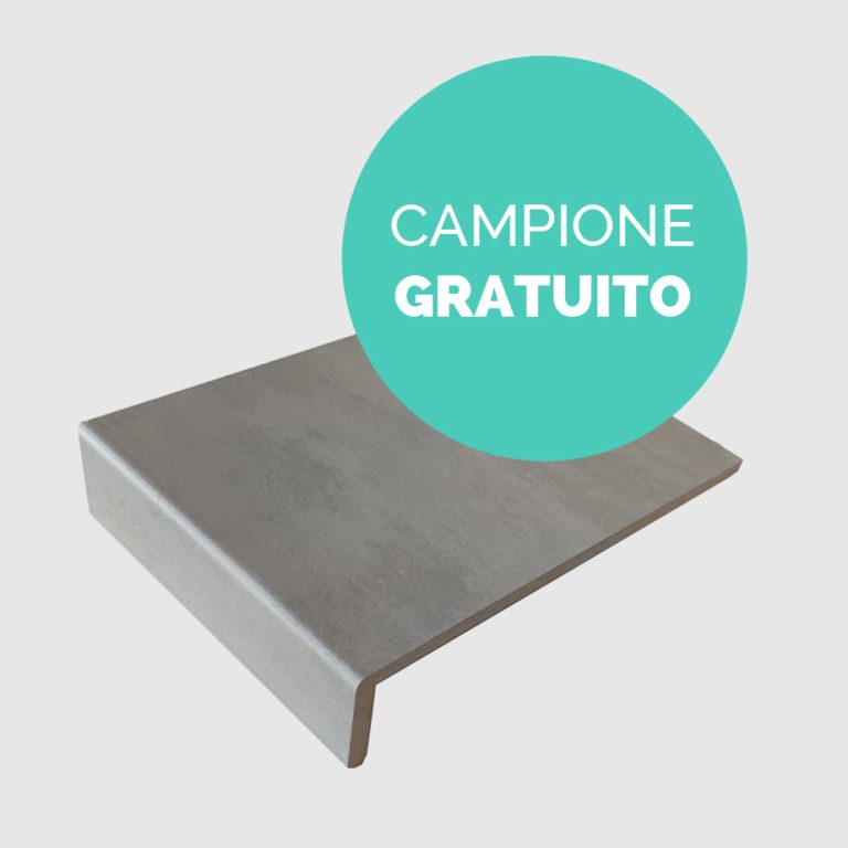 Campione Gradino LIGHT GREY STONE Rivestimento Scale-0