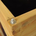 SET 4 Fioriere in legno LINEA PROFESSIONALE 180x50x45,5 h cm con Rivestimento-54047