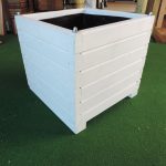 SET 4 Fioriere in legno LINEA PROFESSIONALE 180x50x45,5 h cm con Rivestimento-54056