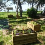 SET 4 Fioriere in legno LINEA PROFESSIONALE 150x50x45,5 h cm con Rivestimento-54042