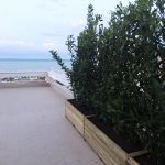 SET 4 Fioriere in legno LINEA PROFESSIONALE 150x50x45,5 h cm con Rivestimento-54035