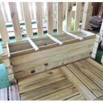 Onlywood Orto Rialzato Legno 4 Scomparti in Pino Trattato 120 x 40 x 36 cm-53964