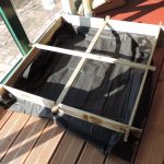 Onlywood Orto Rialzato Legno 4 Scomparti in Pino Trattato 100 x 100 x 18 cm-53946