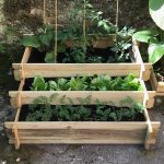 Onlywood Orto Rialzato legno CASCATA 3 Livelli in Pino Trattato 100 x 100 x 36 cm-89870