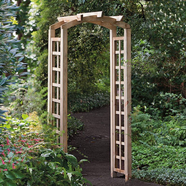 Onlywood Pergola ad Arco in Legno Impregnato 90 x 50 x 214 h. cm-0