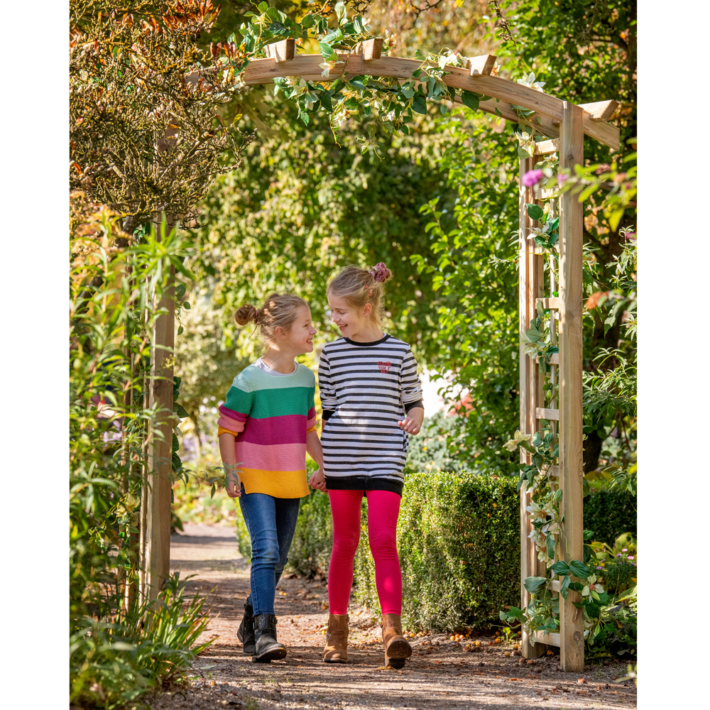 Onlywood Pergola ad Arco in Legno Impregnato 120 x 50 x 220 h. cm-0 Onlywood Pergola ad Arco in Legno Impregnato 120 x 50 x 220 h. cm-0