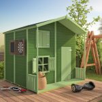 Onlywood Casetta in Legno per bambini CINDERELLA 220 x 168 cm-89479