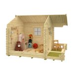Onlywood Casetta in Legno per bambini FINLAND 194 x 194 cm-89472