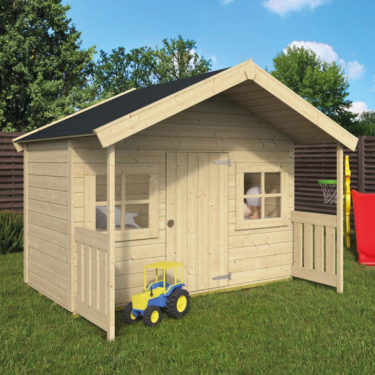 Onlywood Casetta in Legno per bambini ALLADIN 180 X 120 cm-0