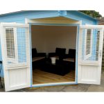 Onlywood Casetta da giardino Angolare in legno ASMUND - 300 x 300 cm-55023