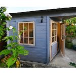 Onlywood Casetta da giardino Angolare in legno ASMUND - 300 x 300 cm-55022