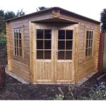 Onlywood Casetta da giardino Angolare in legno ASMUND - 300 x 300 cm-55018