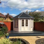 Onlywood Casetta in legno da giardino NORA - 354 x 316 cm - Spessore 34 mm-55124