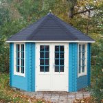 Onlywood Casetta in legno da giardino NORA - 354 x 316 cm - Spessore 34 mm-55121