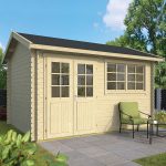 Onlywood Casetta in legno da giardino AKSEL - 400 x 300 cm-55188