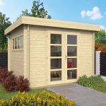 Onlywood Casetta in legno da giardino BODINE - 298 x 298 cm-55024