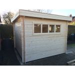 Onlywood Casetta in legno da giardino BODINE - 298 x 298 cm-55035