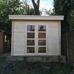 Onlywood Casetta in legno da giardino BODINE - 298 x 298 cm-55036