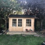 Onlywood Casetta in legno da giardino DAISY - 350 x 250 cm-0