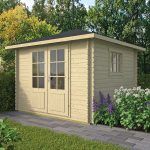 Onlywood Casetta in legno da giardino HALVAR - 300 x 300 cm-55134