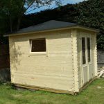 Onlywood Casetta in legno da giardino HALVAR - 300 x 300 cm-55138