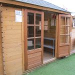 Onlywood Casetta in legno da giardino HALVAR - 300 x 300 cm-55141