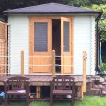 Onlywood Casetta in legno da giardino HALVAR - 300 x 300 cm-55142