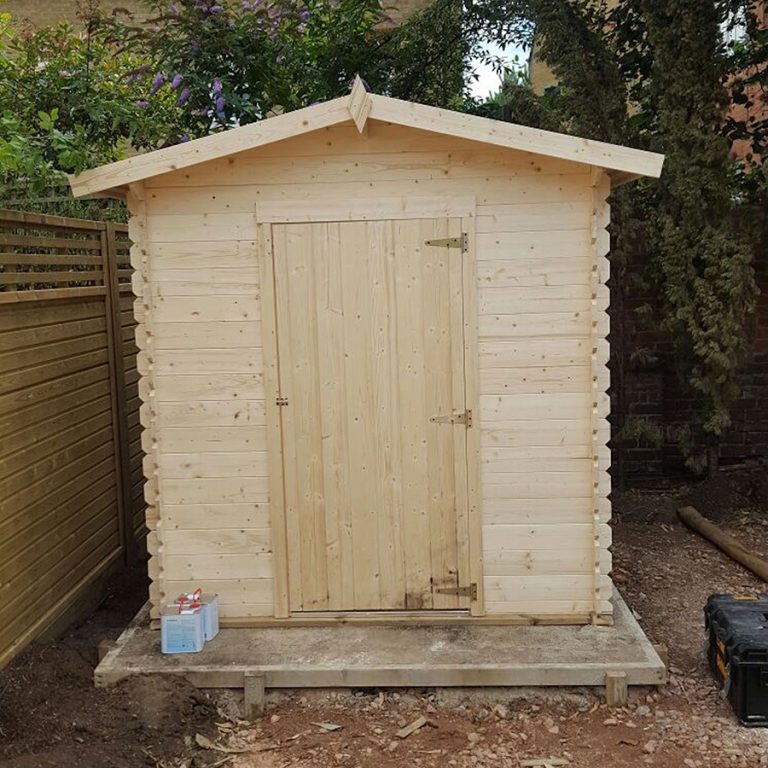 Onlywood Casetta in legno da giardino IRINA - 200 x 155 cm-0