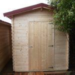 Onlywood Casetta in legno da giardino IRINA - 200 x 155 cm-54746