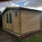 Onlywood Casetta in legno da giardino JUHA - 400 x 300 cm-54882