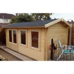 Onlywood Casetta in legno da giardino JUSTINE - 500 x 250 cm-55279