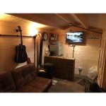 Onlywood Casetta in legno da giardino JUSTINE - 500 x 250 cm-55280