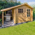 Onlywood Casetta in legno da giardino LARS - 300 x 260 cm-0