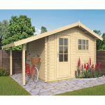 Onlywood Casetta in legno da giardino LARS - 300 x 260 cm-54847