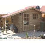 Onlywood Casetta in legno da giardino LARS - 300 x 260 cm-54852