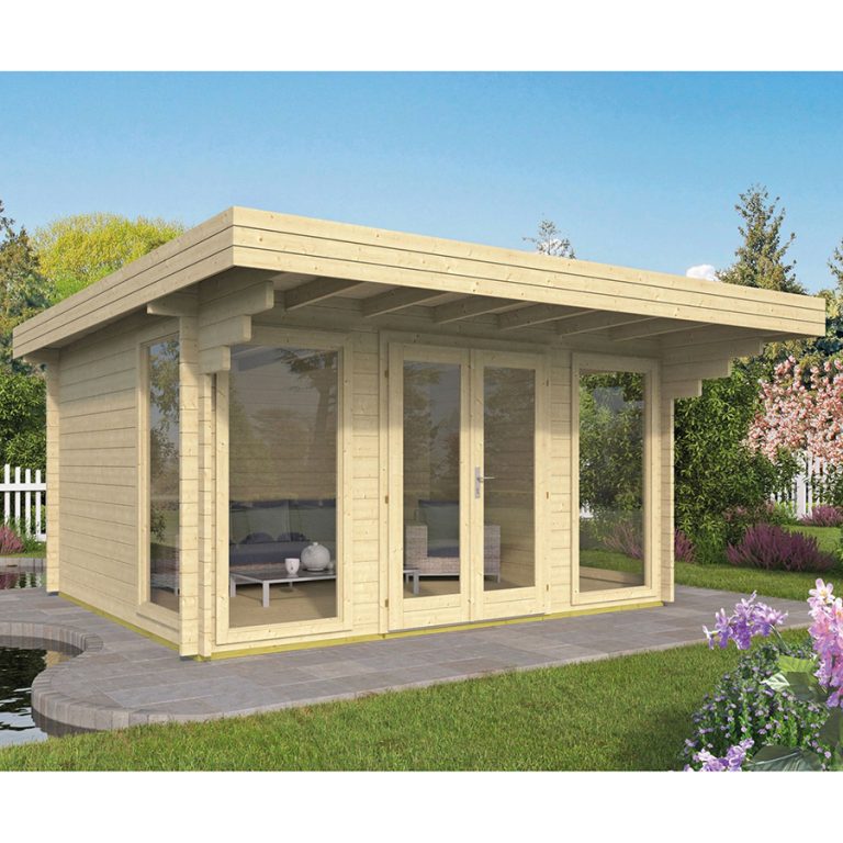 Onlywood Casetta in legno da giardino LORY - 435 x 457 cm-0