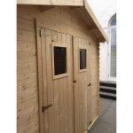 Onlywood Casetta in legno da giardino MALVA - 260 x 150 cm - Con Pavimento -54781