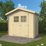 Onlywood Casetta in legno da giardino MALVA - 260 x 150 cm - Con Pavimento -54780