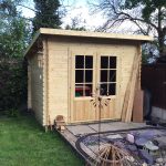 Onlywood Casetta in legno da giardino MILA - 290 x 260 cm-54935