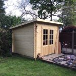 Onlywood Casetta in legno da giardino MILA - 290 x 260 cm-54936