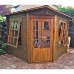 Onlywood Casetta da giardino Angolare in legno JOS - 250 x 250 cm-56927