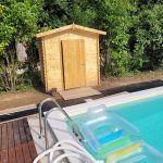 Onlywood Casetta in legno da giardino IRINA - 200 x 155 cm-81045
