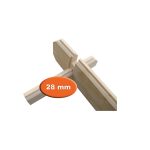 Onlywood Casetta da giardino Angolare in legno JOS - 250 x 250 cm-54995