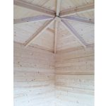 Onlywood Casetta da giardino Angolare in legno JOS - 250 x 250 cm-54985