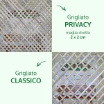 Onlywood Grigliato in Legno maglia stretta PRIVACY 60 X 183 h. cm - foto 3