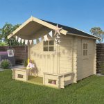 Onlywood Casetta in Legno per bambini FINLAND 194 x 194 cm-0