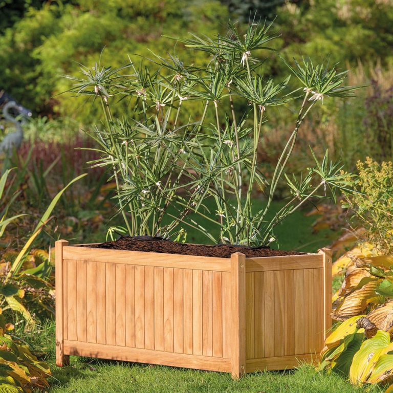 Onlywood Fioriera in Legno Teak BALI 100 x 50 x 50 h. cm-0