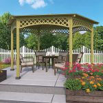 Onlywood Gazebo in Legno Impregnato ESAGONALE 400 x 323 cm-54540